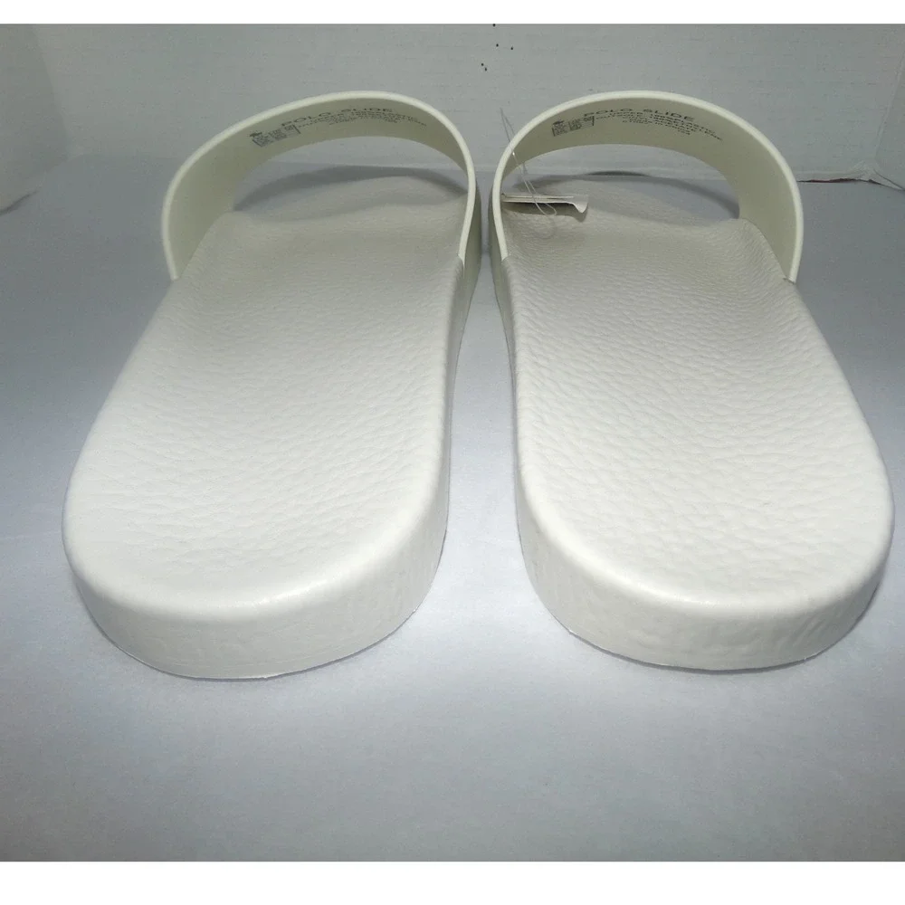 Polo Ralph Lauren Mens 13.0 Off White Polo Bear Slides Sandals